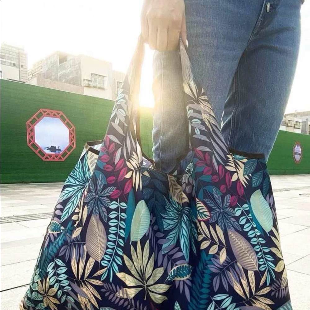 Tropical foldable bag - Picture 3 of 3